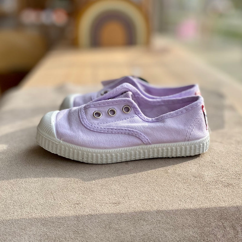 Cienta Toecap Lila 淡紫色Toecap西班牙帆布鞋