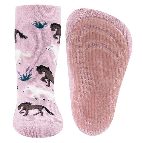 Ewers Pink Horse Anti Slip Socks 粉紅小馬嬰兒防滑襪