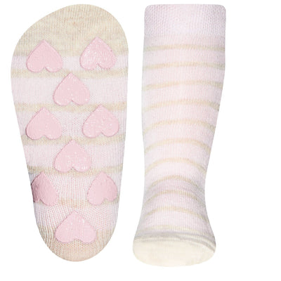 Ewers Dots & Stripes Anti Slip Socks 波波點&間條粒粒防滑襪 2對 (可穿鞋) (1-2Y)