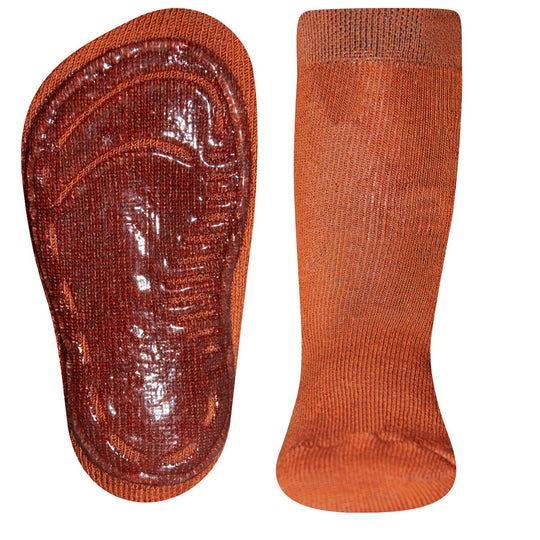 Ewers Light Brown Anti Slip Socks 淺啡色嬰兒防滑襪