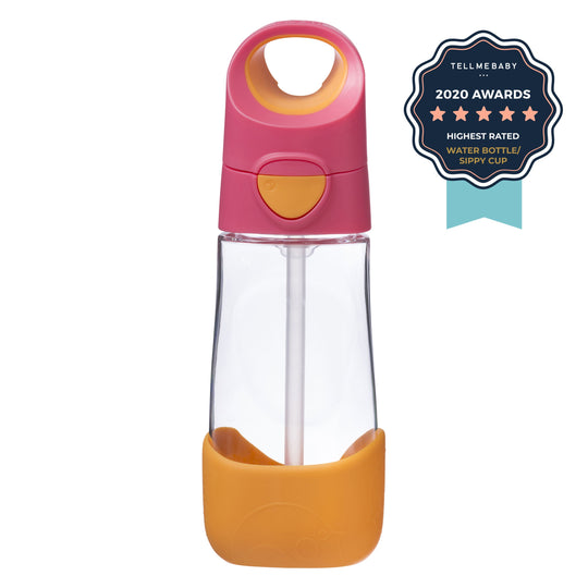 b.box tritan™ drink bottle 450ml - strawberry shake