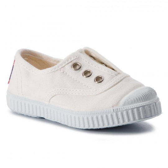 Cienta Toecap White 白色西班牙帆布鞋 (EU22-41)