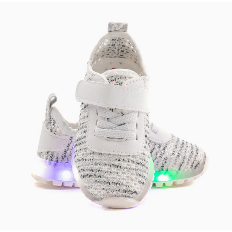 Ozkiz Grey "Pro Mile" LED Sneakers  (Size 140-180)