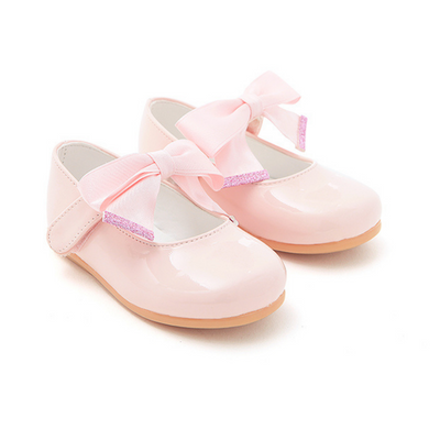 Ozkiz Baby Pink "Macaron Ribbon" Mary Jane | Made In Korea | (Size 140-160)