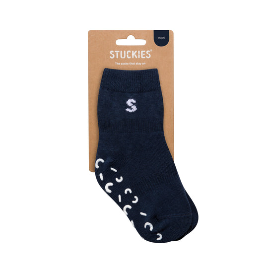 Stuckies 防滑襪 - Moon/Navy