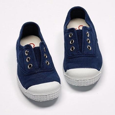 Cienta Toecap Navy (Azul Lavadad)藍色Toecap西班牙帆布鞋 (EU26-27/30-42)