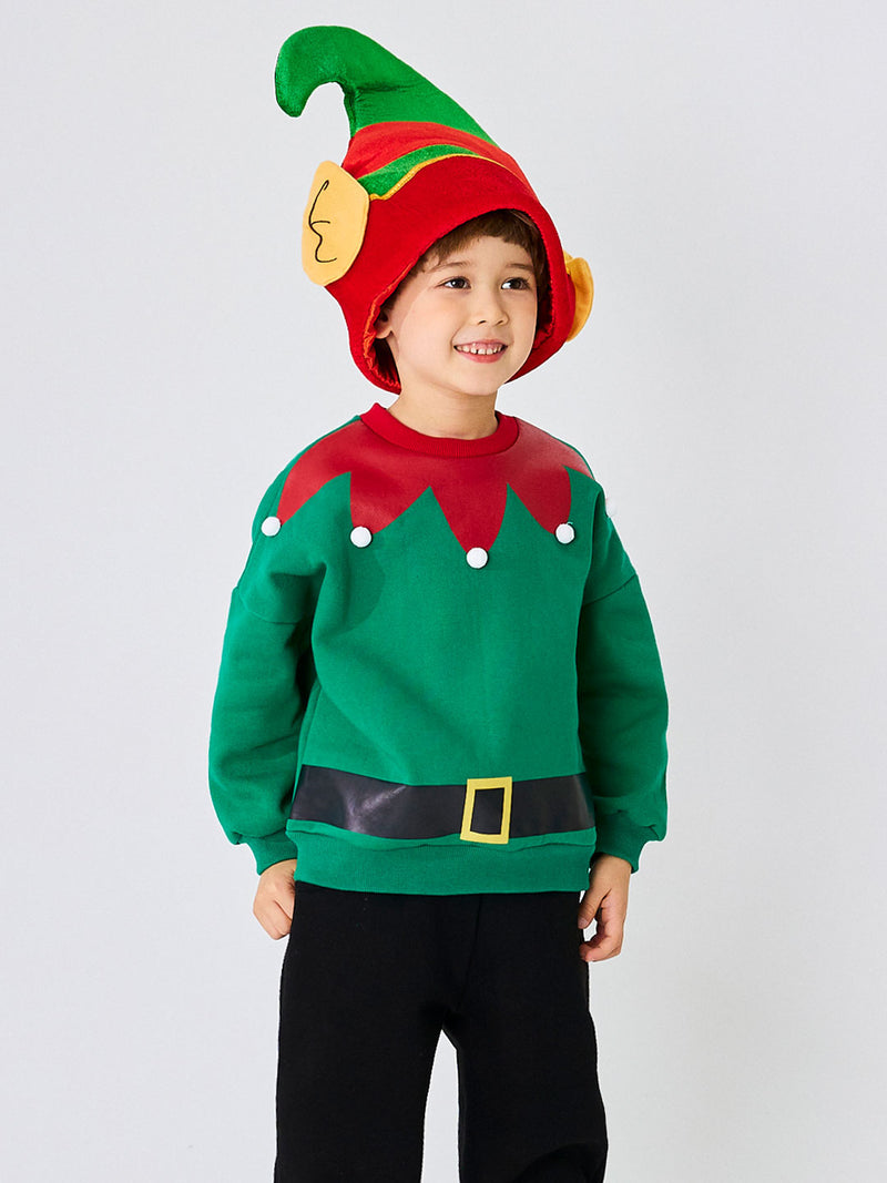 Marryo 聖誕小精靈套裝連帽 - 韓國製