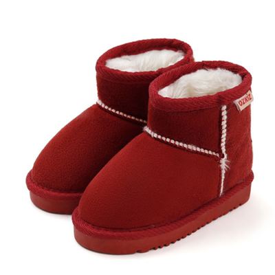 OZKIZ Mini Fur Boots - Red