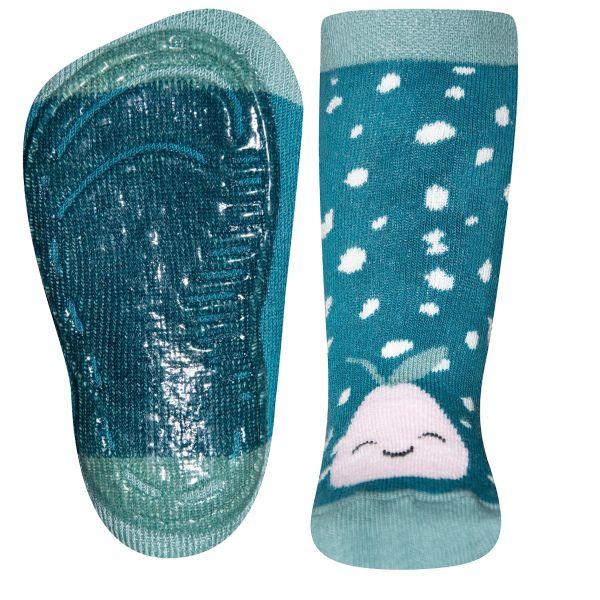 Ewers Strawberry Green Anti Slip Socks 綠色草莓嬰兒防滑襪(9-12m)