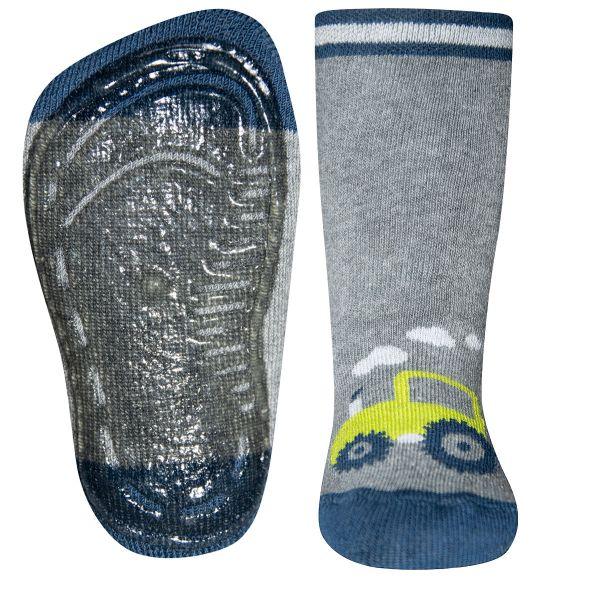 Ewers Grey Trecker Anti Slip Socks (4-6y)