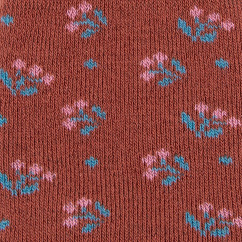 Ewers Mineral Red Flower Anti Slip Socks (12-18m/18-24m/4-6y)