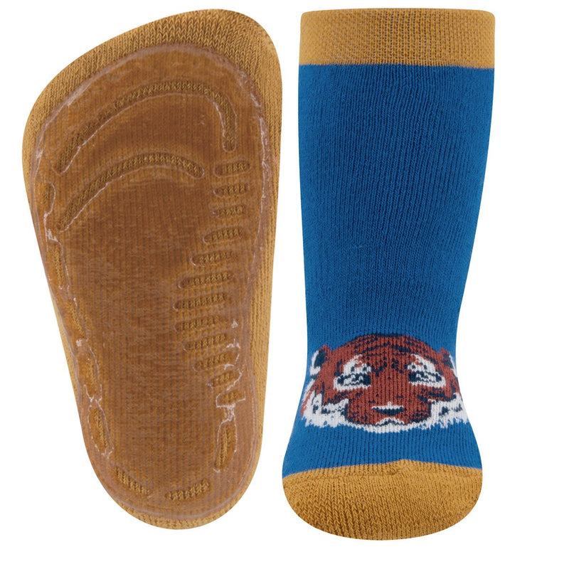 Ewers Blue Tiger Anti Slip Socks (18-24m)