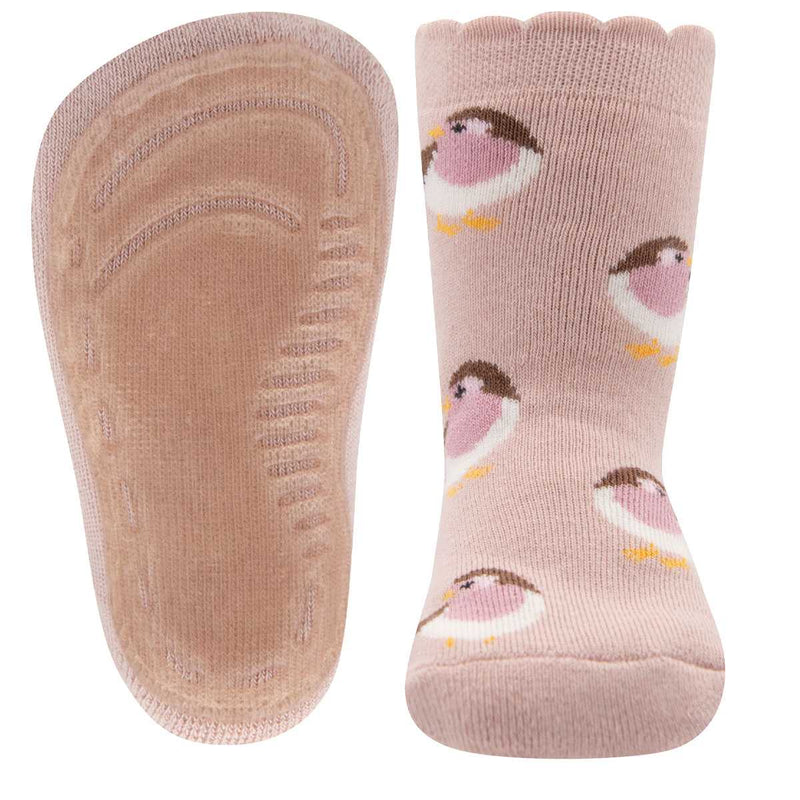 Ewers Pink Bird Anti Slip Socks 粉紅色小雀防滑襪