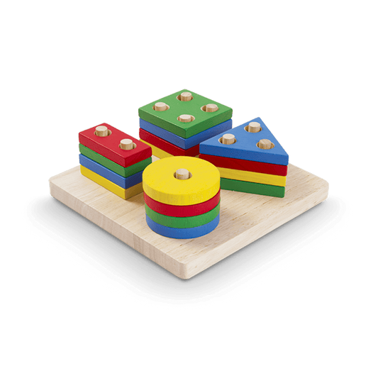 Plantoys Learning - Geometric Sorting Board