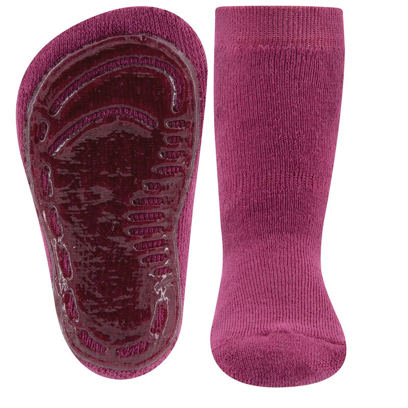 Ewers Maroon Anti Slip Socks 紫紅色嬰兒防滑襪