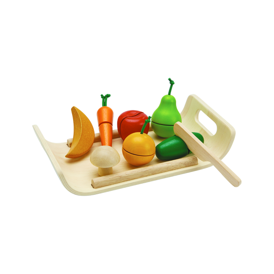 Plantoys Pretend Play - Assorted Fruits & Vegetables