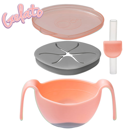 b.box 3 in 1 Bowl - Tutti Frutti - Gelato Pink