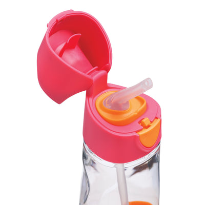 b.box tritan™ drink bottle 450ml - strawberry shake