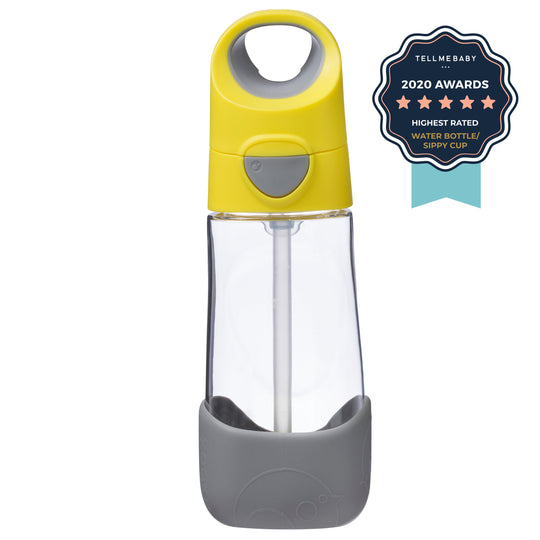 b.box tritan™ drink bottle 450ml - lemon sherbet