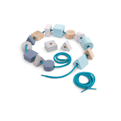 Plantoys Learning - Geo Lacing Beads