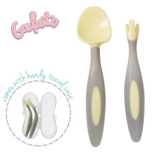b.box Cutlery Set - Banana Split - Gelato Yellow