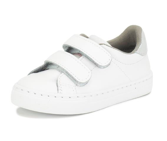 Cienta Light White/Light Grey Velcro Sneakers 白色淺灰魔術貼波鞋 (EU25-32)