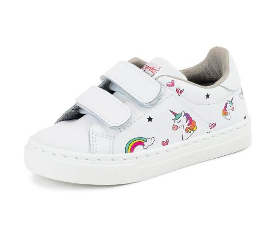 Cienta Unicorn Velcro Sneakers 白色獨角馬魔術貼波鞋 (EU25-32)