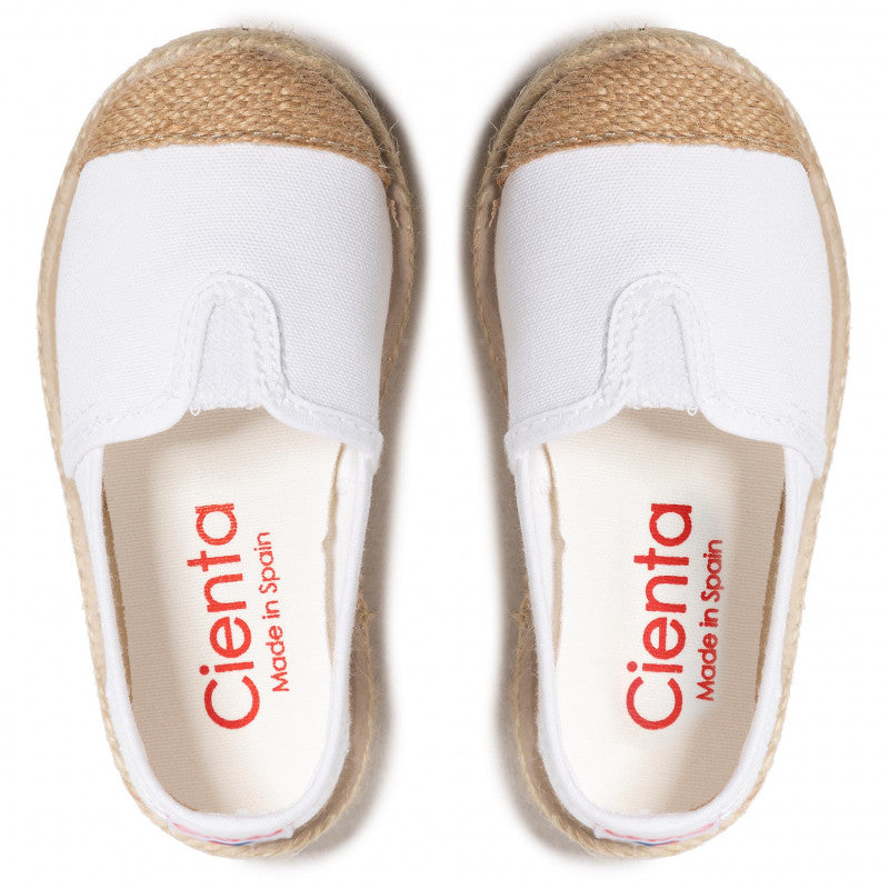 Cienta Toecap Espadrilles Blanco 白色Toecap西班牙草編鞋 (EU26-30)