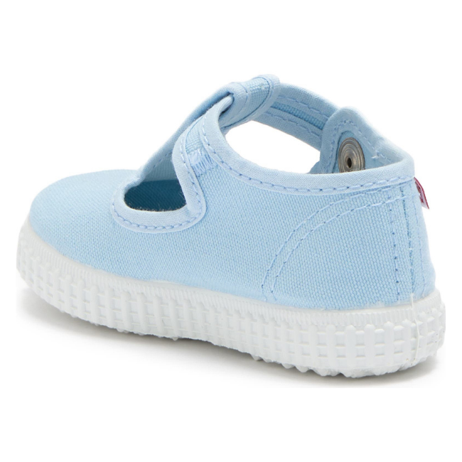 Cienta T Bar Baby Blue (Celeste) 粉藍T字帆布鞋 (EU22-26)