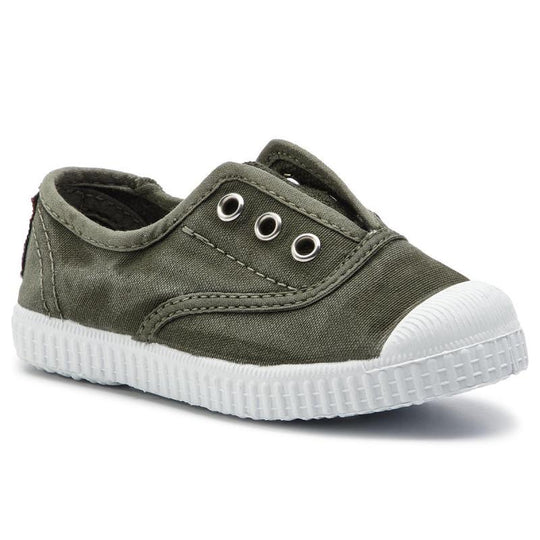 Cienta Toecap Washed Kaki Toecap洗水卡其帆布鞋(EU22-29)