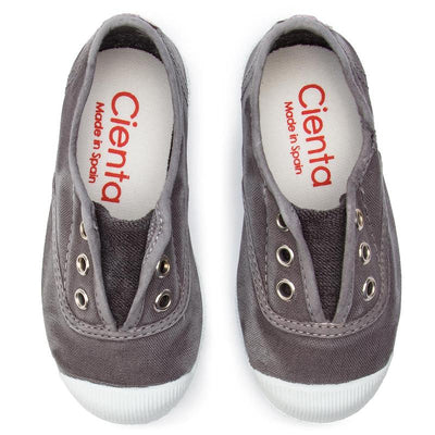 Cienta Toecap Washed Grey Toecap洗水灰帆布鞋