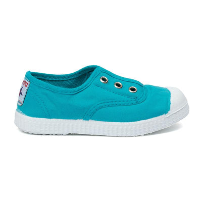 Cienta Toecap Aquamar Toecap湖水藍帆布鞋(EU23/25/28/41)