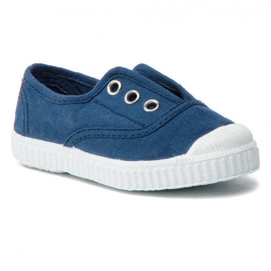 Cienta Toecap Navy (Azul Lavadad)藍色Toecap西班牙帆布鞋 (EU26-27/30-42)