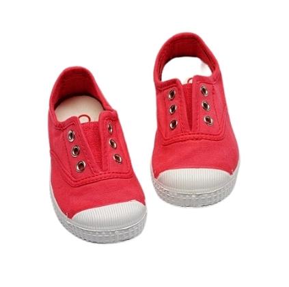 Cienta Toecap Fresa 草莓Toecap牙帆布鞋(EU26/29/31)