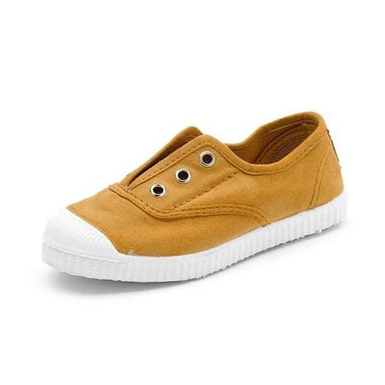 Cienta Toecap Mustard 芥辣黃Toecap西班牙帆布鞋 (EU22-41)