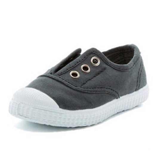 Cienta Toecap Charcoal 灰黑色Toecap帆布鞋(EU27/28/36/38)