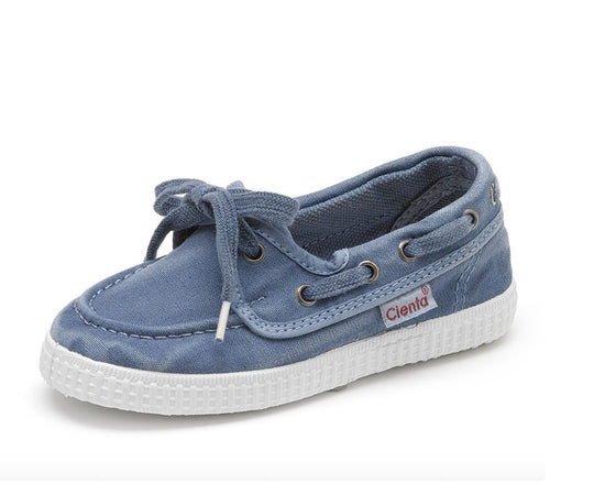 Cienta Nautico Lavanda 洗水藍帆船鞋 (EU24-29)
