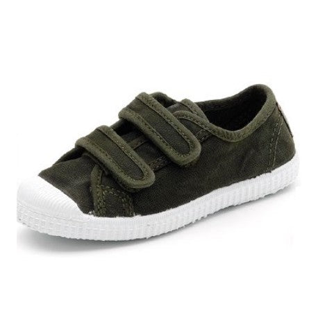 Cienta Double Velcro Toecap Shoes 洗水卡奇雙魔術帶帆布鞋 (EU24-29)