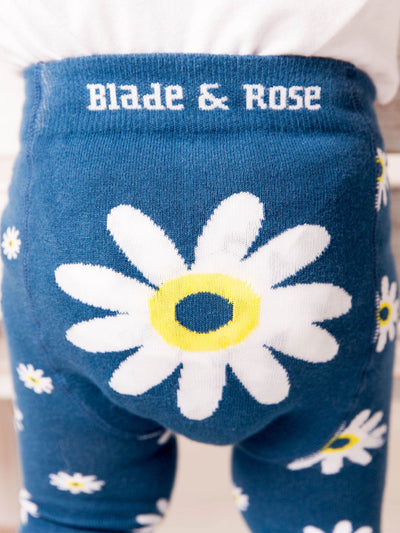 Blade and Rose Daisy In Bloom Leggings 藍雛菊彈力嬰兒屁屁褲