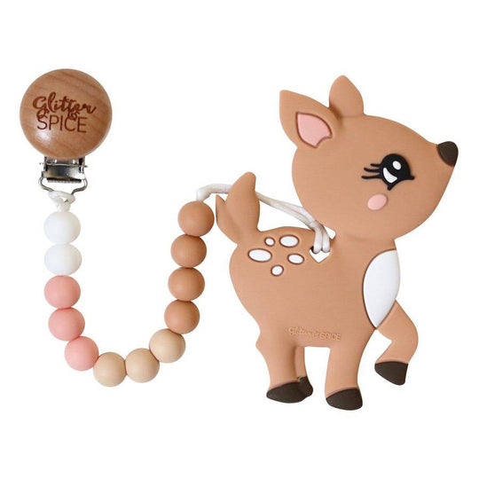 Glitter & Spice Deer Teether