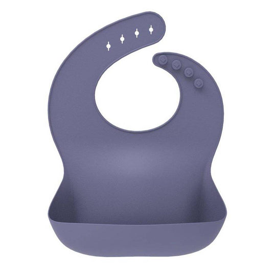 Glitter & Spice Silicone Food Bib - Midnight Blue