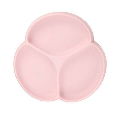 Glitter & Spice Silicone Suction Plate - Delicate Pink