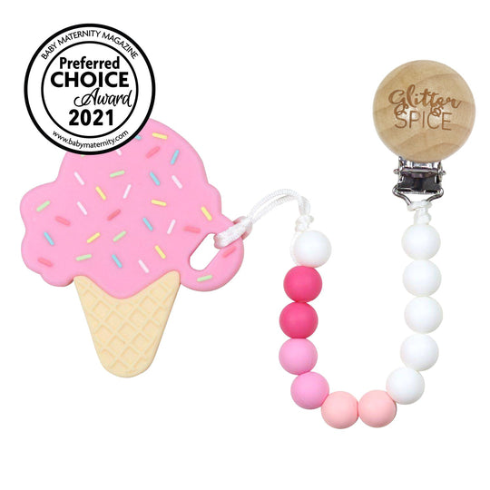Glitter & Spice Ice Cream Teether