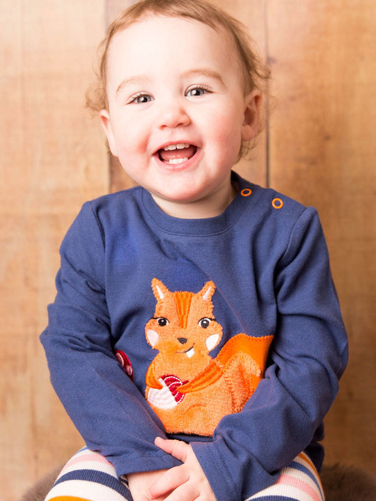 Blade and Rose Mia The Squirrel Top 小松鼠彈力嬰兒長袖衫