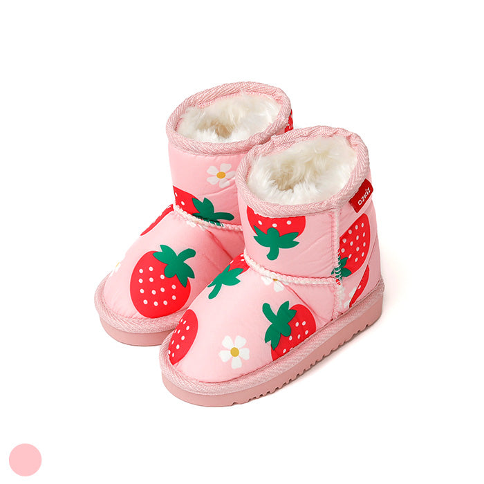 OZKIZ Strawberry Short Fur Boots