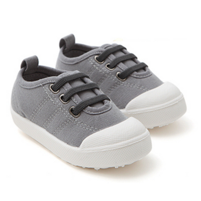 Ozkiz Grey 'Cushiony' Slip-On Shoes (Size 130-160)
