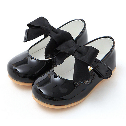 Ozkiz Black "Macaron Ribbon" Mary Jane | Made In Korea | (Size 140-160)