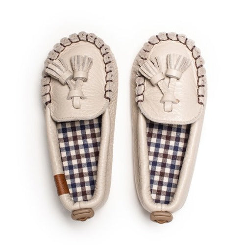 Oello Baby - Cream-Colored Toddler Loafers (130-170)