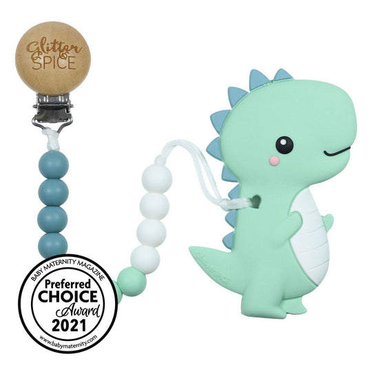 Glitter & Spice T-Rex Teether