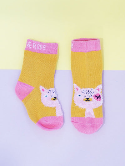 Blade and Rose Willow The Cat Cotton Socks 小貓全棉嬰兒襪
